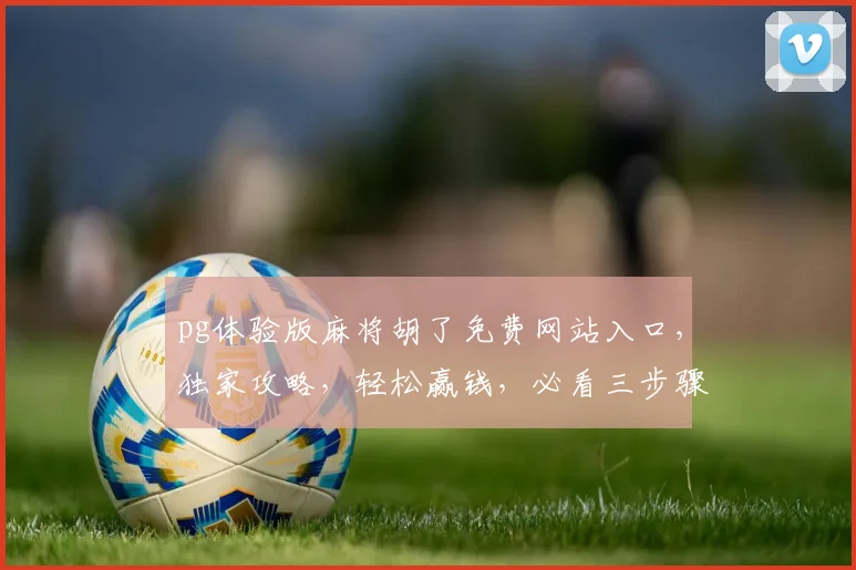 pg体验版麻将胡了免费网站入口，独家攻略，轻松赢钱，必看三步骤