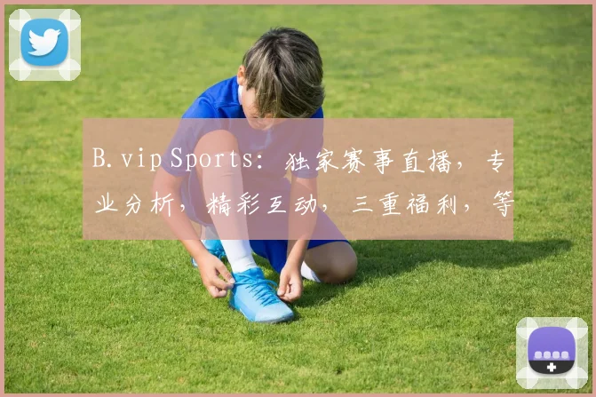 B.vip Sports：独家赛事直播，专业分析，精彩互动，三重福利，等你来享
